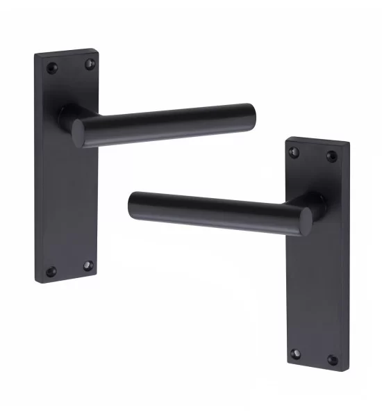 Golden Grace TBar Lever Backplate Door Handle Black Door Handles with